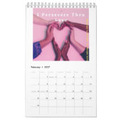 2025年カレン前向きダー カレンダー (2月 2027)