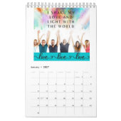 2025年カレン前向きダー カレンダー (1月 2027)