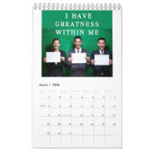 2025年カレン前向きダー カレンダー (3月 2026)