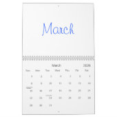 2025年カレ空白のンダー（祝日あり） カレンダー (3月 2026)