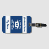 2025年ギフト旅行の高校の卒業クラス ラゲッジタグ (正面横)