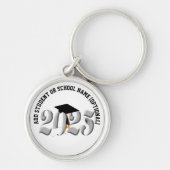 2025年クラシック卒業のシルバー級 キーホルダー (正面)