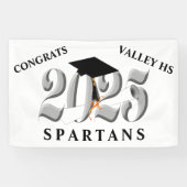 2025年クラシック卒業のシルバー級 横断幕 (横)