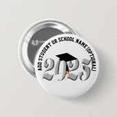 2025年クラシック卒業のシルバー級 缶バッジ (正面&裏面)