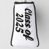 2025年クラスのブラック文字卒業 ゴルフヘッドカバー (回転90)