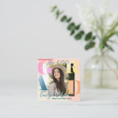 2025年クラスのミニフォト卒業招待状 エンクロージャーカード (スタンド正面)