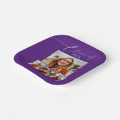 2025年クラスのミニマリスト写真グラードパーティー ペーパープレート (傾斜あり)