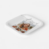 2025年クラスのミニマリスト写真グラードパーティー ペーパープレート (傾斜あり)