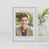 2025年クラスクラシックのカスタム写真卒業 招待状 (スタンド正面)