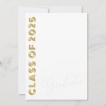 2025年クラスレトロ金ゴールド写真卒業パーティー