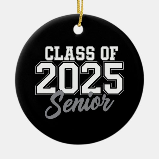 2025年クラス上級新学期2025ヴィンテージ セラミックオーナメント (正面)