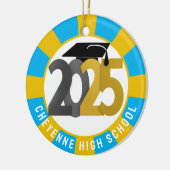 2025年クラス写真カスタム卒業 セラミックオーナメント (左)