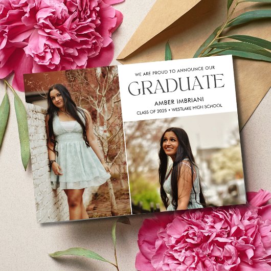 2025年クラス写真卒業のお知らせ 案内状