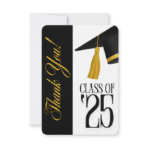 2025年クラス写真卒業サンキューカード