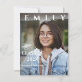 2025年クラス写真卒業パーティー招待状 (正面)