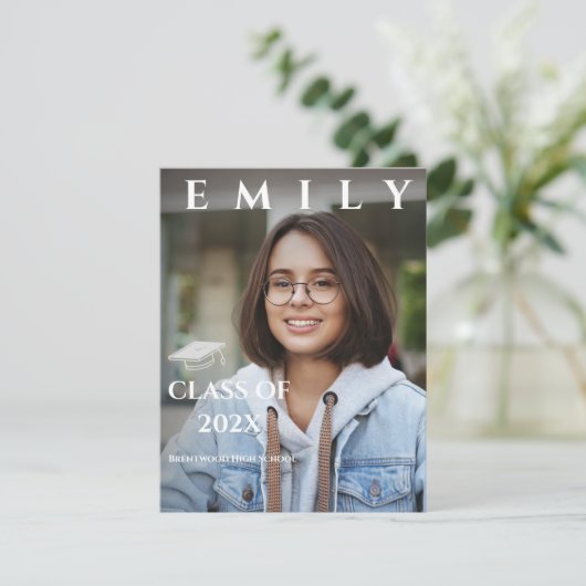 2025年クラス写真卒業パーティー招待状 (スタンド正面)