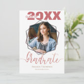 2025年クラス写真卒業パーティー招待状 招待状 (スタンド正面)