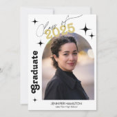 2025年クラス写真卒業パーティー招待状 招待状 (正面)