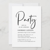 2025年クラス写真撮影アーチ卒業パーティー 案内状 (裏面)