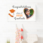 2025年クラス写真白橙卒業 横断幕 (インサイチュ)