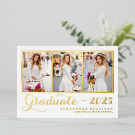 2025年クラス写真部卒業 箔招待状