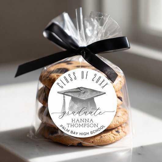 2025年クラス卒業お願いステッカー ラウンドシール