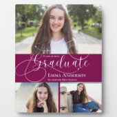 2025年クラス卒業カスタム写真数々のギフト フォトプラーク (正面)
