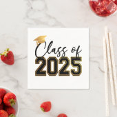 2025年クラス卒業パーティナプキンス スタンダードカクテルナプキン (インサイチュ)