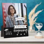 2025年クラス引用文写真卒業発表 フォトプラーク (側面)