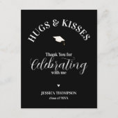 2025年クラス有難ハグ&キス卒業 エンクロージャーカード (正面)