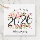 2025年クラス水彩花卒業 フェイバータグ (正面)