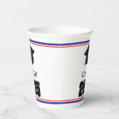 2025年クラス赤と青のタッセル 紙コップ (右)