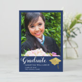 2025年クラス青白写真女子卒業 案内状 (スタンド正面)