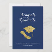 2025年クラス青白写真女子卒業 案内状 (裏面)