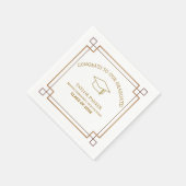 2025年クラス2026年クラス卒業 スタンダードカクテルナプキン (角)