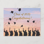 2025年クラス – おめでとうございます！ ポストカード (正面)