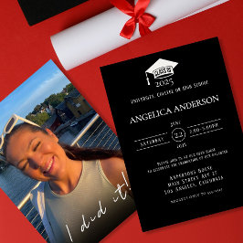 2025年クラス「やったやった」写真大学院招待状 招待状