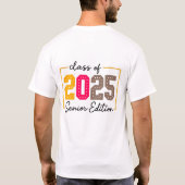 2025年クラス – スタイルTeeのSenior Edition Tシャツ (裏面)