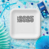 2025年クラス ペーパープレート (パーティー)