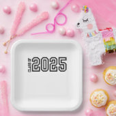 2025年クラス ペーパープレート (パーティー)
