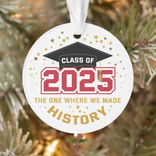 2025年クラス – 私たちが歴史を作ったクラス オーナメント (ツリー)