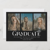 2025年クラス | 3写真卒業のお知らせ 案内状 (正面)