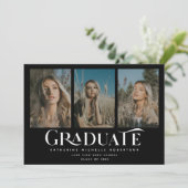 2025年クラス | 3写真卒業のお知らせ 案内状 (スタンド正面)