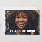 2025年クラス | 4写真の大学院発表 招待状 (正面)