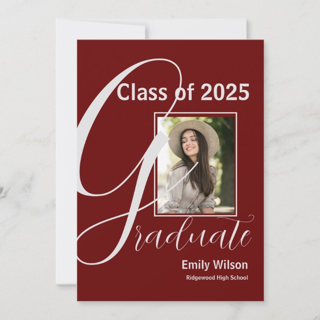 2025年クラスGRAD 2フォトレッド卒業パーティー (正面)