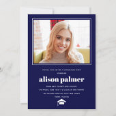 2025年クラスGRADUATE arch navy blue photos 招待状 (裏面)