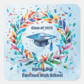 2025年クラスSon Grad Hatフローラ スクエアシール (正面)