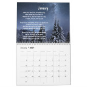 2025年クリスチャンヴィンテージ賛美歌の歌詞 カレンダー (1月 2027)