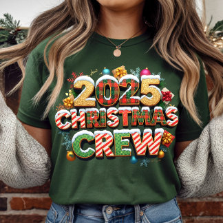 2025年クリスマスクルーのTシャツ　トリブレンドシャツ トライブレンドＴシャツ