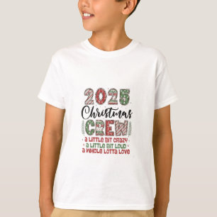 2025年クリスマスクルーファミリーマッチングコスチューム Xmas Tシャツ